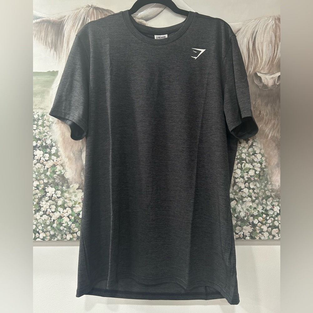 Gymshark Gray Athletic Fit Lightweight Crew Neck Short Sleeve T-Shirt